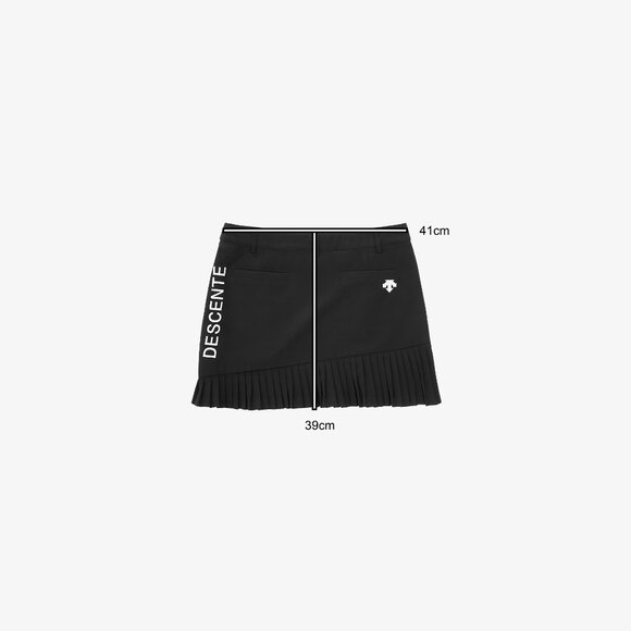 DESCENTE Black Pleated Golf Skort - Picture 4 of 4